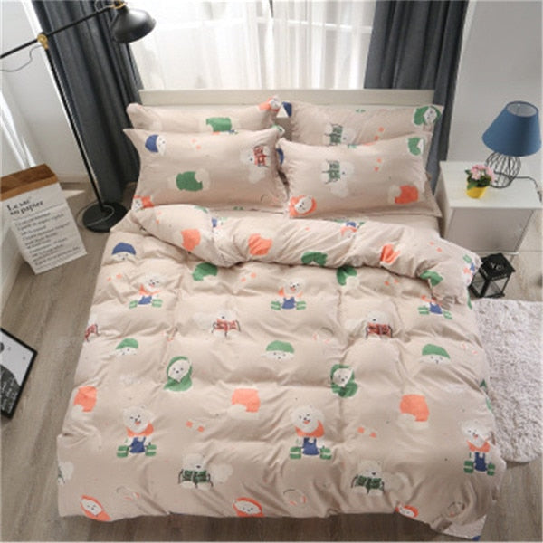 Home Textile Bedding Pet Cotton Fabric Cute Cartoon Bear Bedding