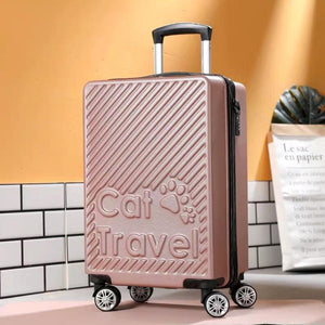 cute women luggage