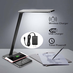 Multifunction Table Desk Led Lamp Qi Wireless Charging Pad Cell