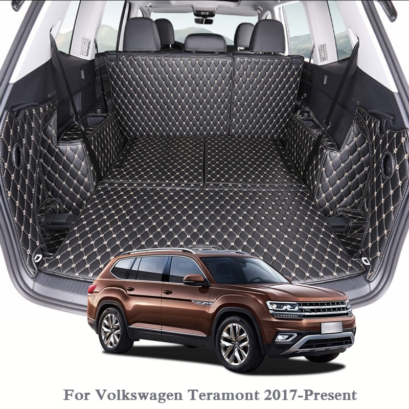 For Volkswagen Teramont 2017 Present Car Boot Mat Rear Trunk Liner