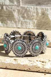 Natural Stone Navajo Bracelet