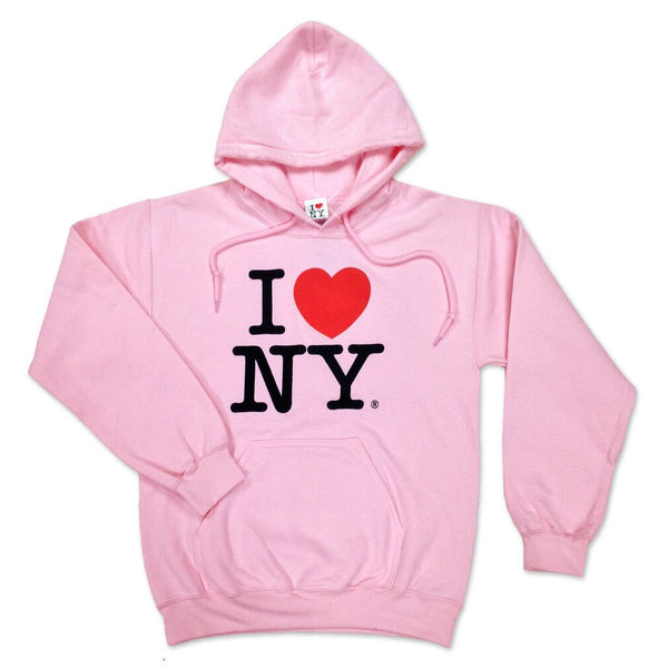 I LOVE NY Pink Hooded Sweatshirt Shop I LOVE