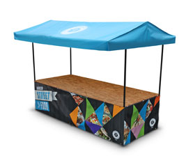 Custom Printed Promotional Market Stall