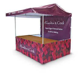 Custom Printed Marketing Stand