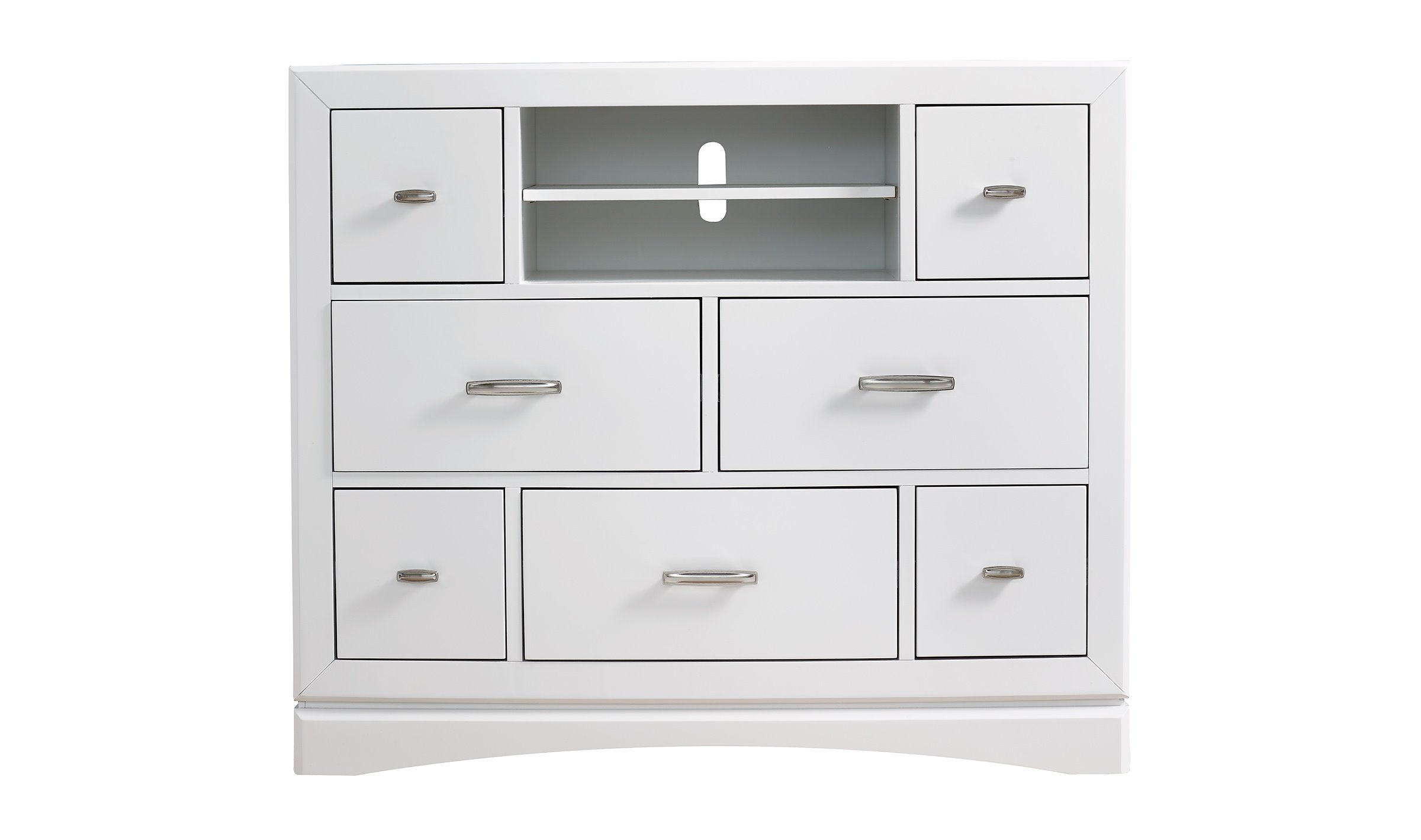 Toronto Media Chest White Najarian Furniture