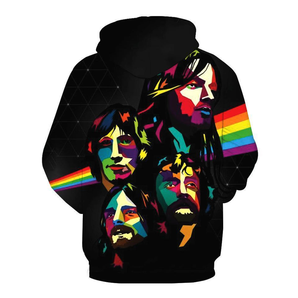 pink floyd zip hoodie