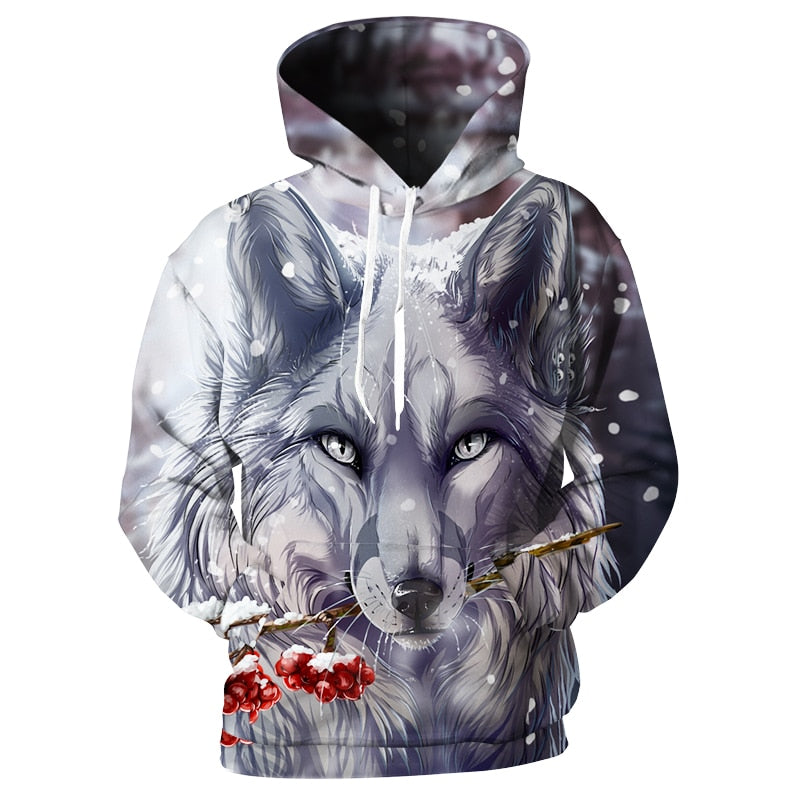 hoodie wolf 3d