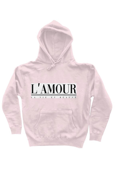 amour pink hoodie