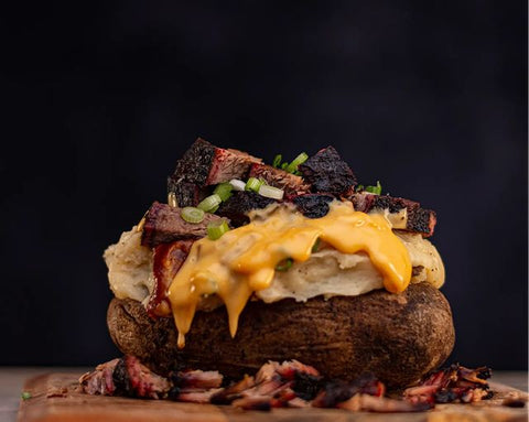 Baked Brisket Bits Potato