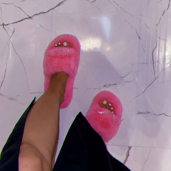 Zsa Zsa Faux Fur Slides