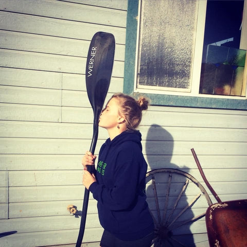 Sage Donnelly and the Odachi paddle