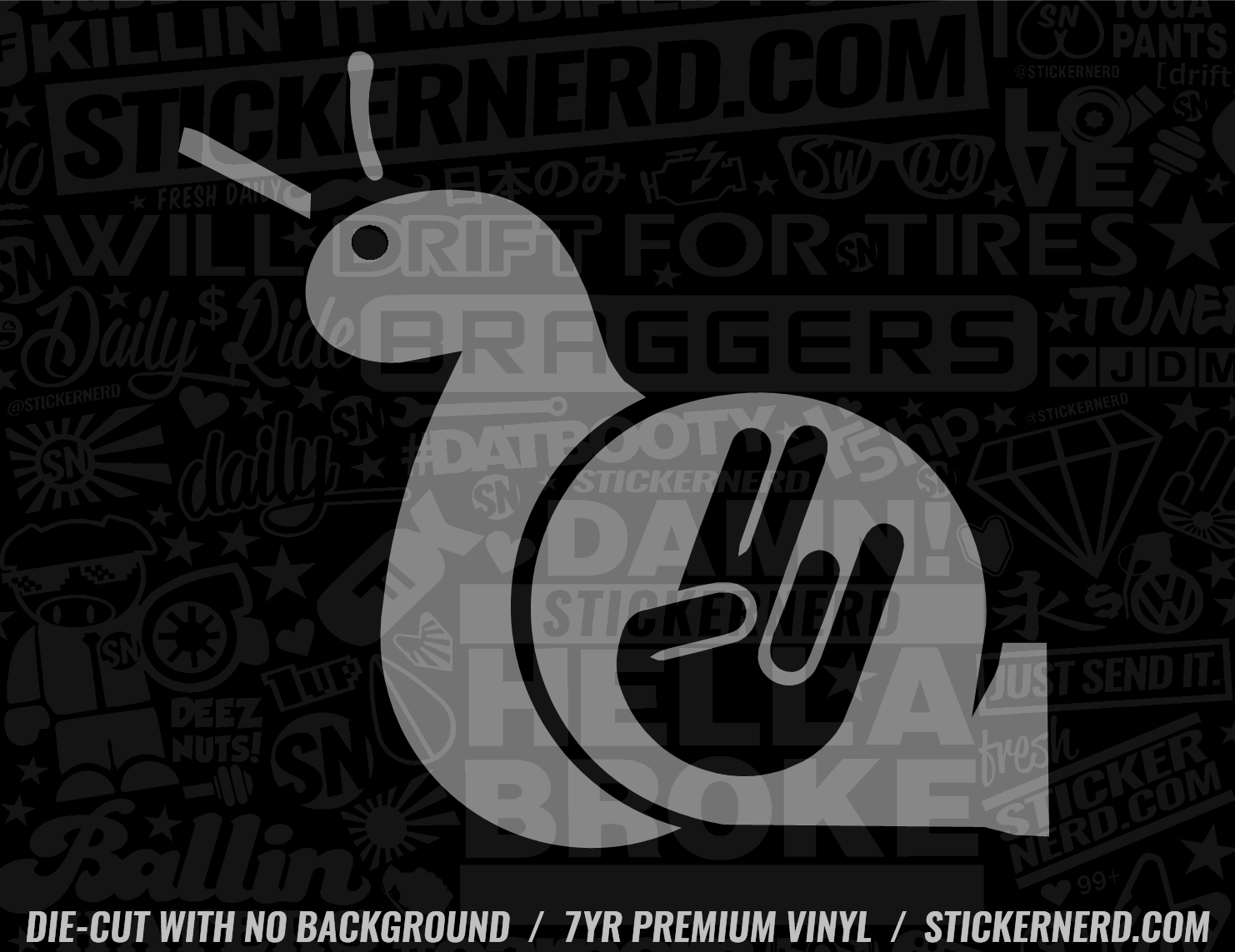 Snail Shocker Sticker