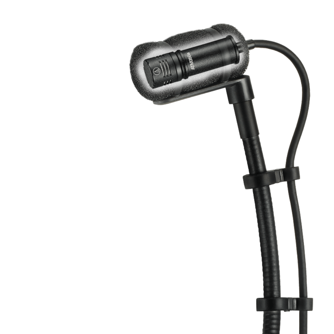 Audio-Technica - ATM350GL Cardioid Condenser Instrument Microphone