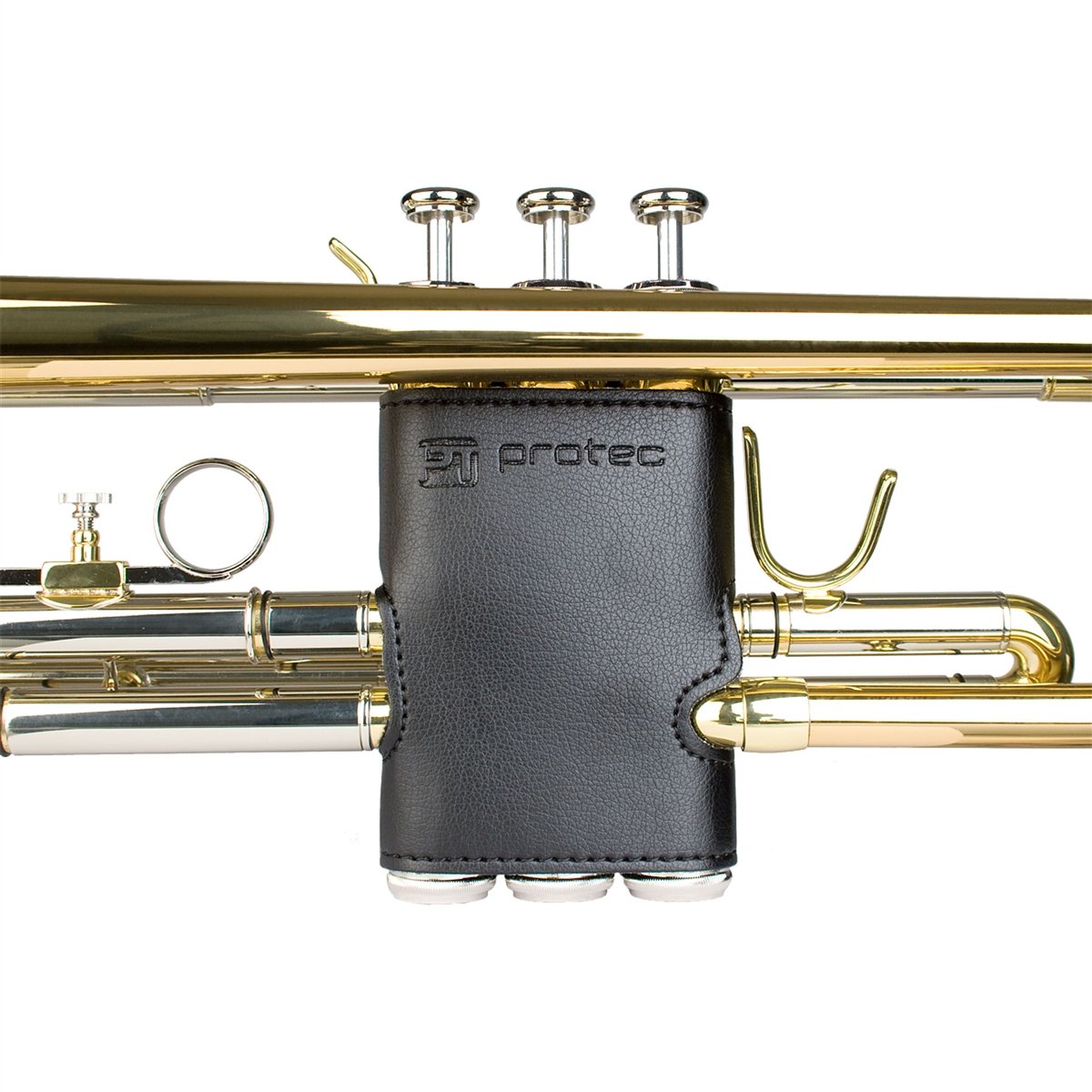 Protec - L226SP 6-Point Leather Valve Guard for Trumpet - Music Elements