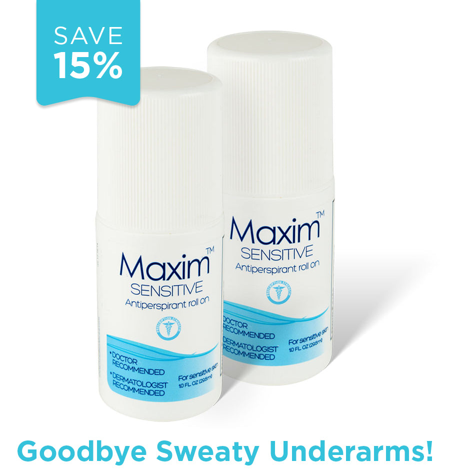 2-Pack Roll-On Antiperspirant for Sensitive Skin | Maxim Antiperspirant