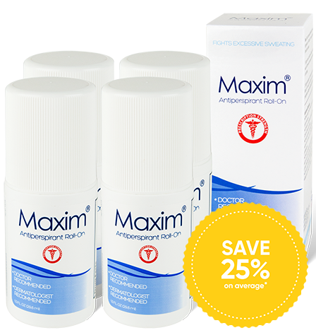 Best Treatment For Excessive Sweating | Maxim® Antiperspirant Roll-On