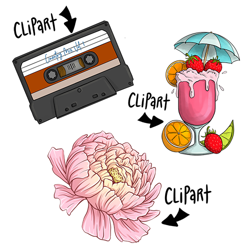 Samples of PNG clipart
