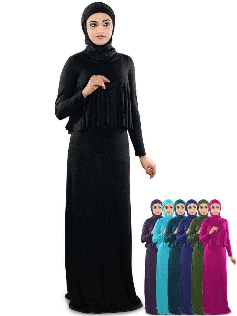 Buy Daniya Jersey Abaya Online | Party 