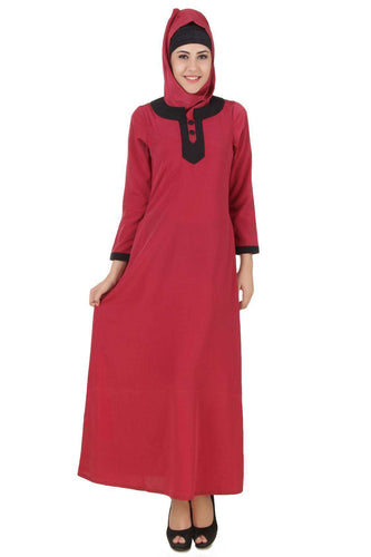 Nagheen Rose Pink Abaya