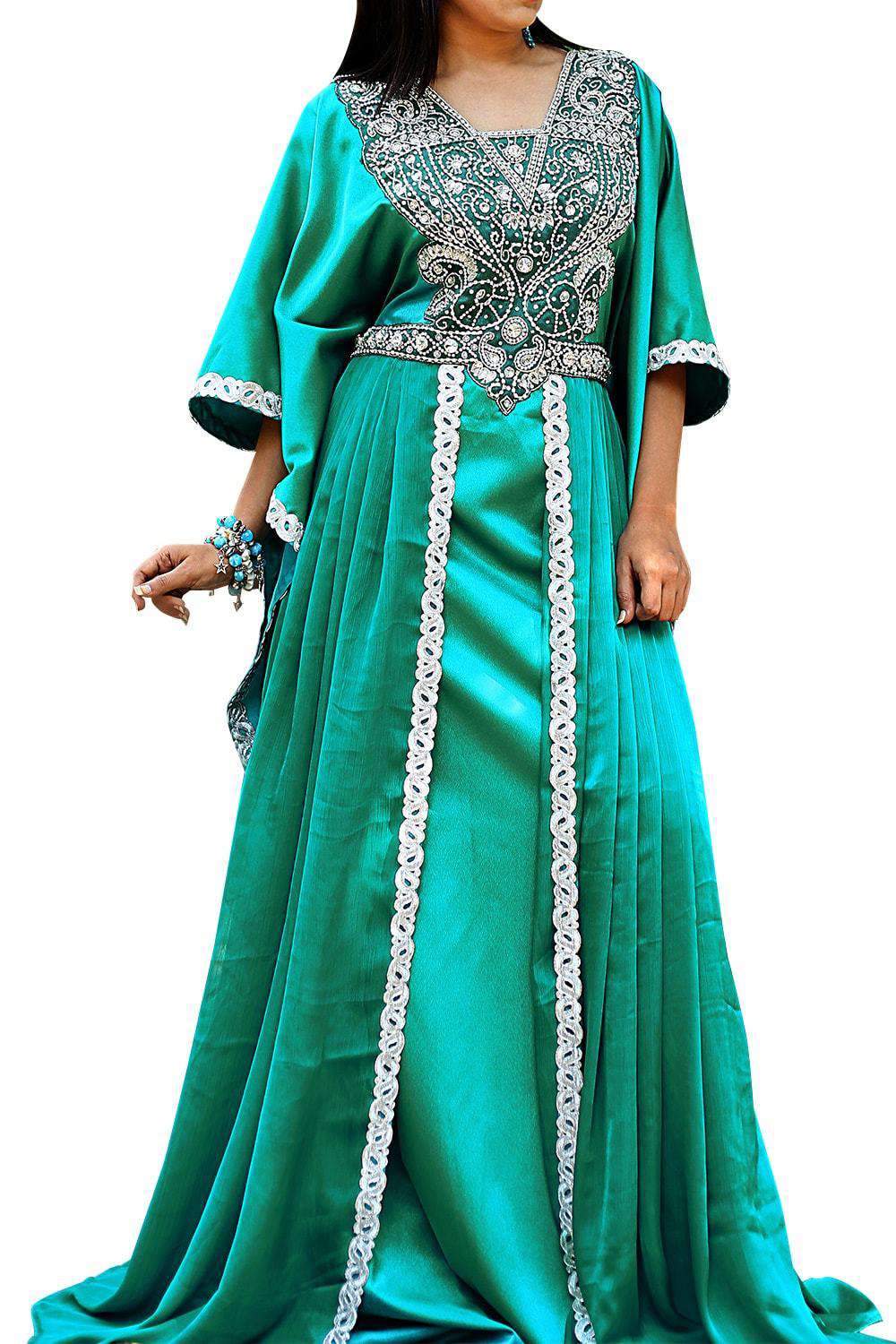 royal green gown