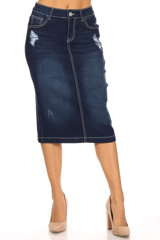 Adaline Denim Skirt