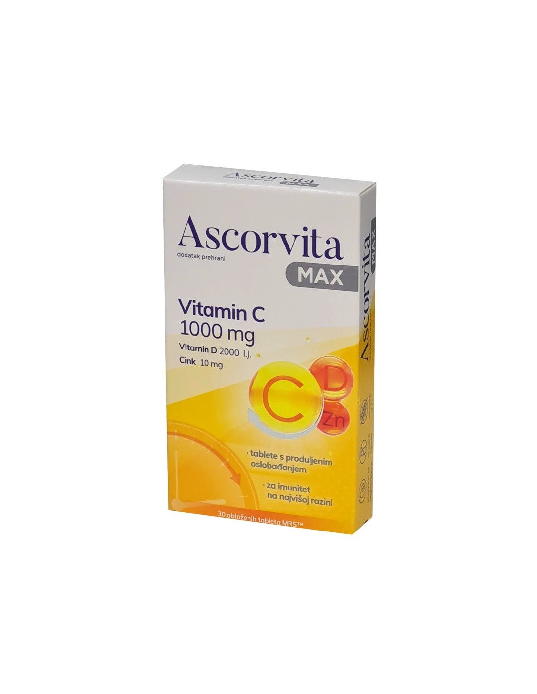 Ascorvita Max tablete, 30 komada – Apoteka.hr
