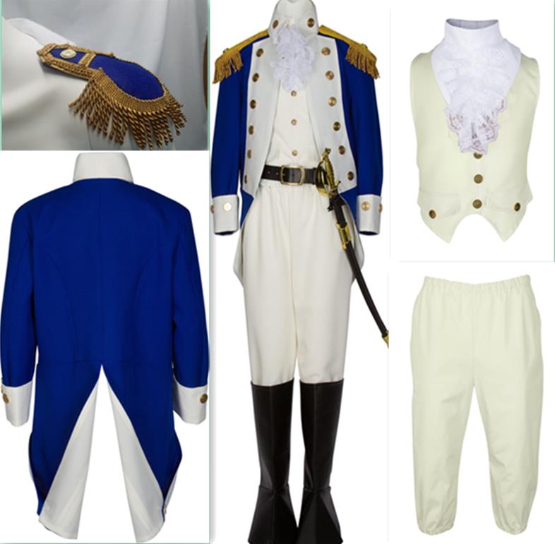 Alexander Hamilton Costume Cosply Outfit Revolutionary War Uniform –  MJcostume