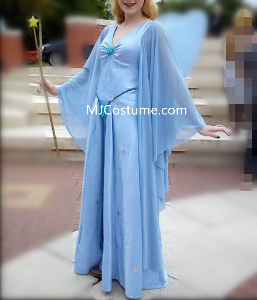 Blue Fairy Pinocchio Costume Blue Fairy Cosplay Dress – MJcostume