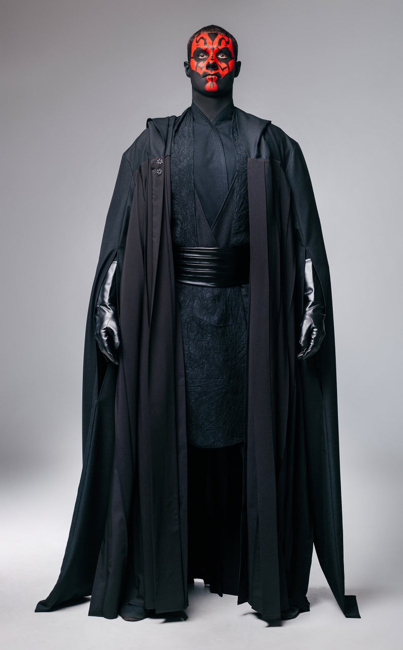 Schrijf een brief regiment aluminium Darth Maul Costume for Adult from Star Wars Full Sets Robe Tunic – MJcostume