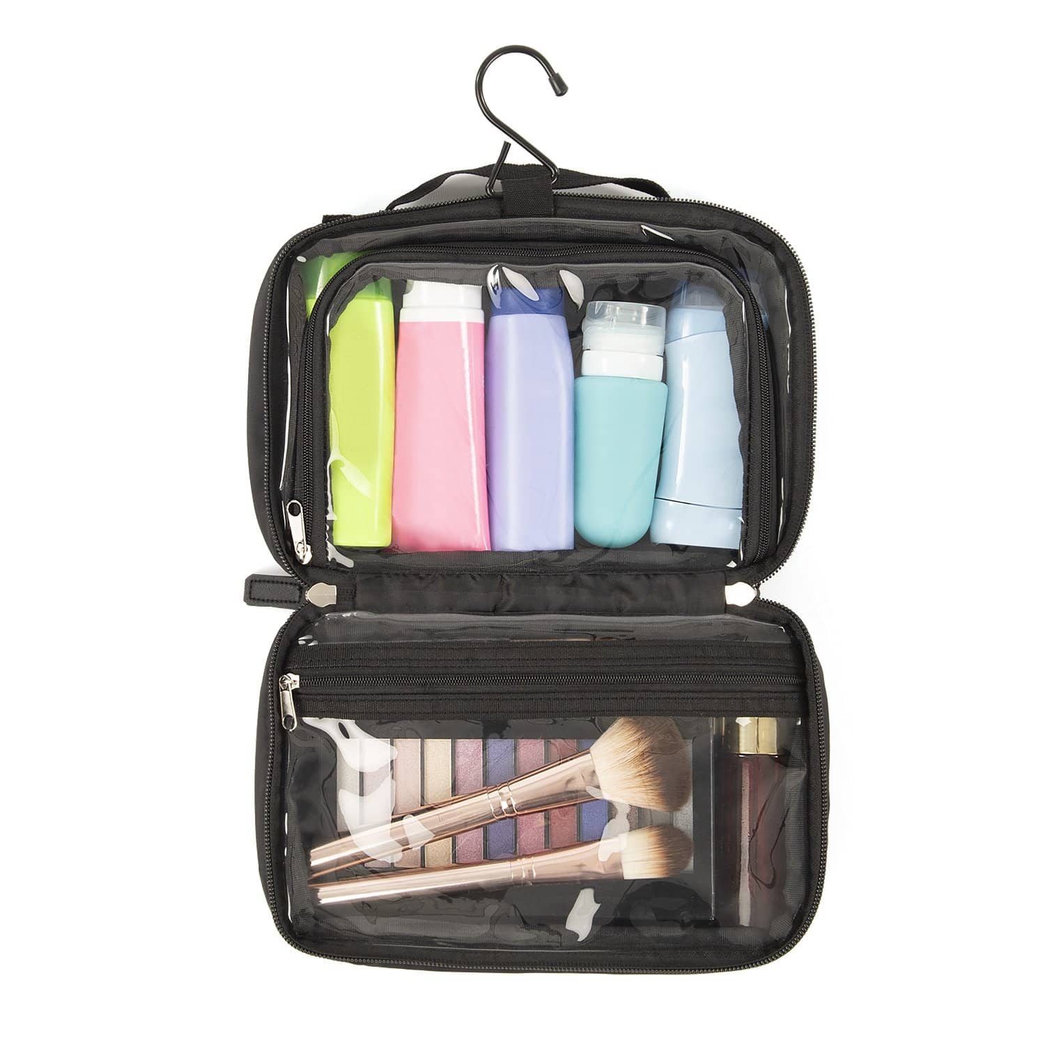 Travelpro Essentials Split Case Toiletry Bag in Black