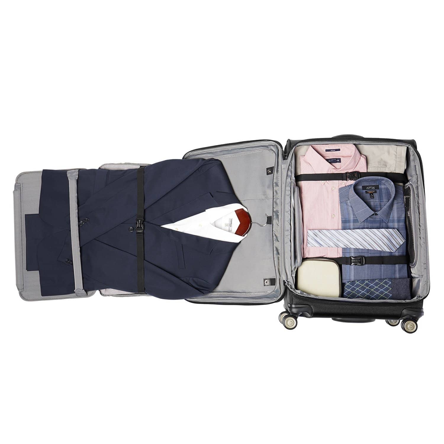 travelpro crew 11 21 inch expandable spinner suitcase