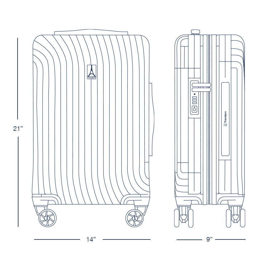 Maxlite® Air Compact Carry-On Expandable Hardside Spinner 55cm (55