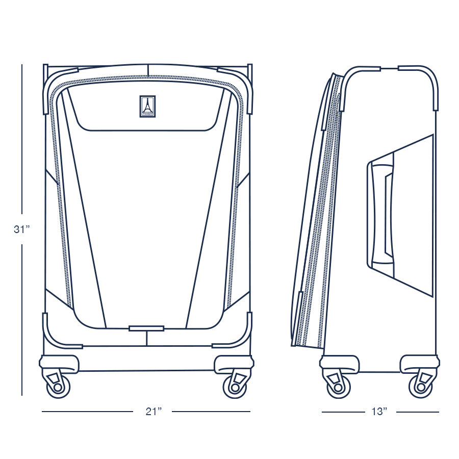 Travelpro Maxlite 5 Checked-Large 29-Inch Spinner Softside Luggage –  Portmantos