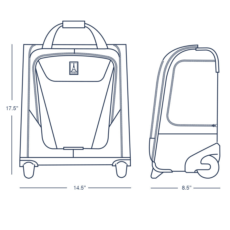 Atlantic® Ultra® Lite 4 Rolling UnderSeat Carry-On – Travelpro