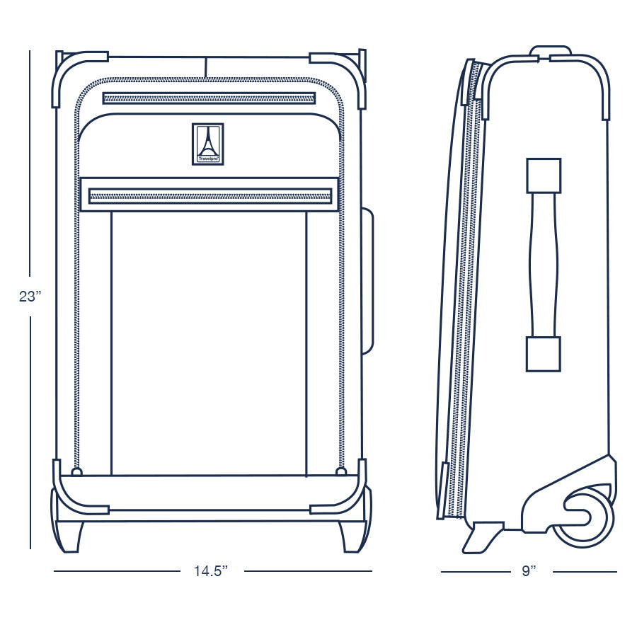 Ohio Travel Bag-Handles-22 Aluminum, 2 Stage Trolley Handle For Soft  Luggage, #L-3856-$8.80