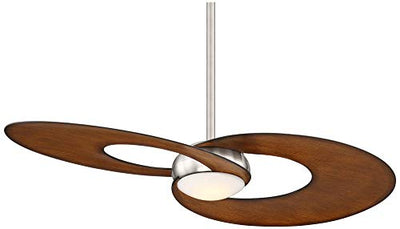 52 Innovation Brushed Nickel Koa Led Ceiling Fan Possini Euro Design