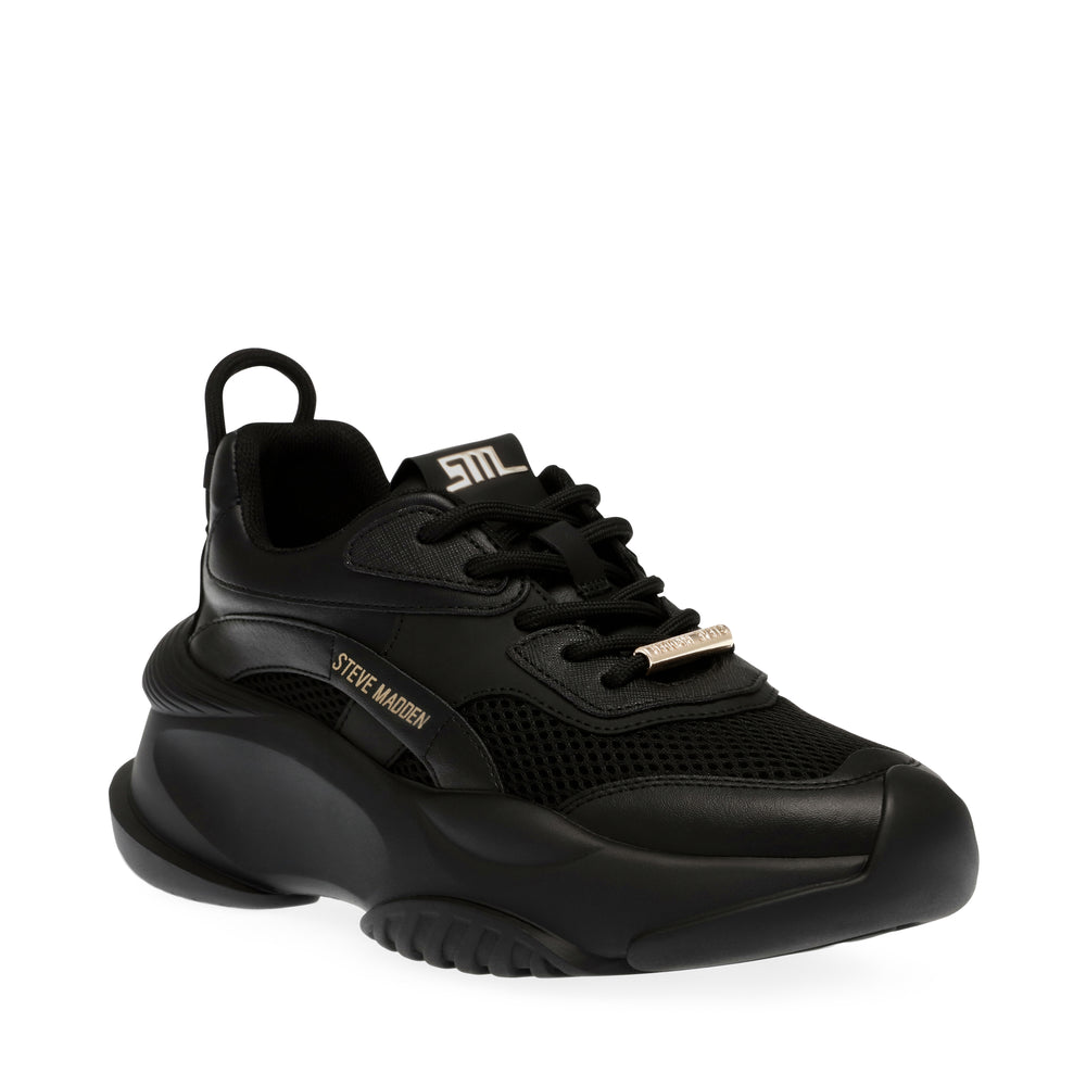 Belissimo Sneaker BLACK/GOLD#N# – Steve Madden Europe