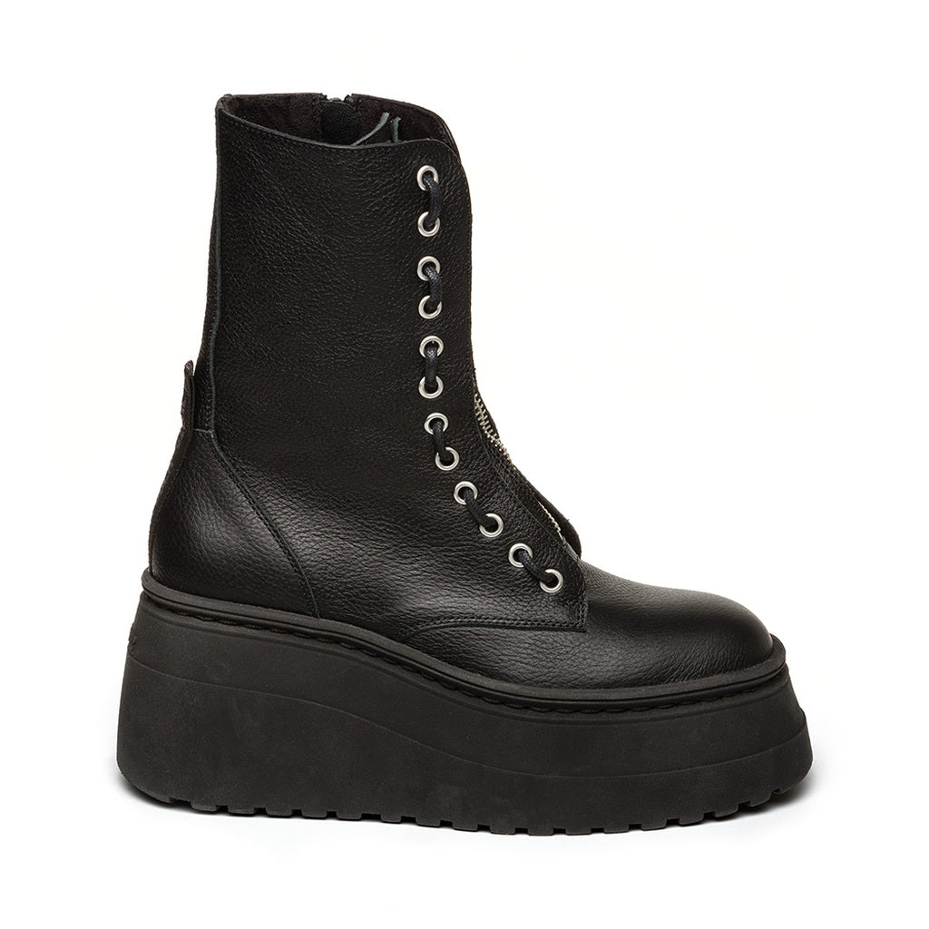 Black Tiaga 45 Ankle Boots in leather