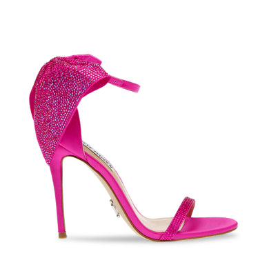Amazon.com | Sugar Women's High Heel Dress Sandal Open Toe Shoe Ladies  Ankle Strap Pump -Magenta-Black Patent-6 | Heeled Sandals