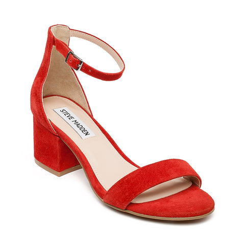 red footbed sandals