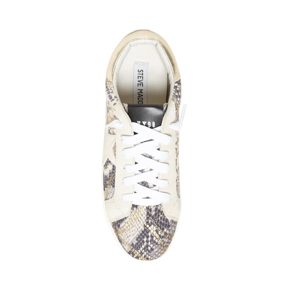 philosophy gold snake sneaker