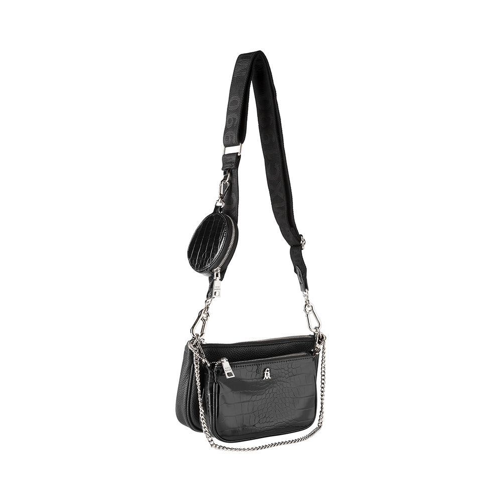 70.0% OFF on STEVE MADDEN Burgent Crossbody Bag Black