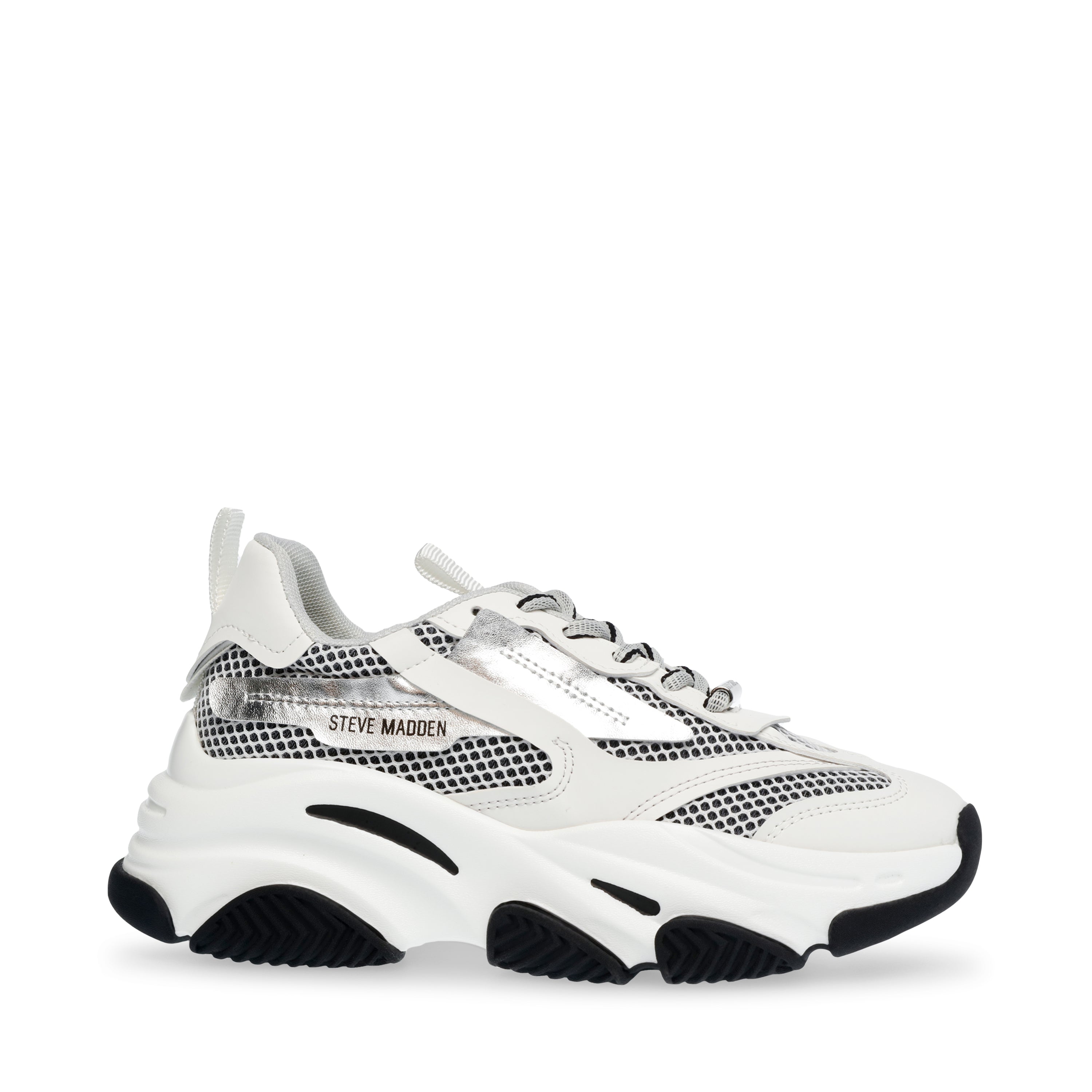 Possession Sneaker SILVER/WHITE – Steve Madden Europe