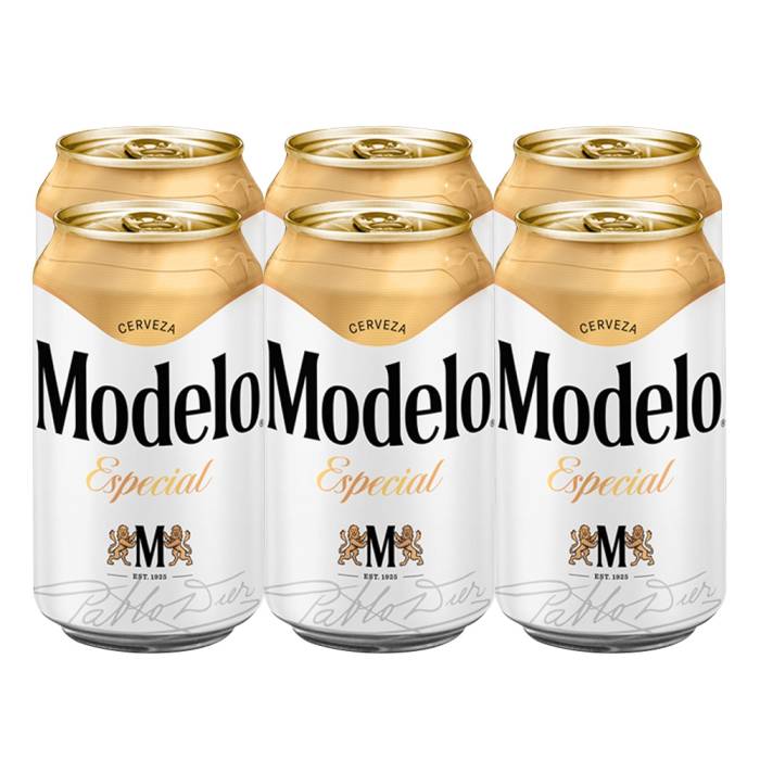 Cerveza clara Modelo Especial 6 latas de 355 ml c/u — Click Abasto