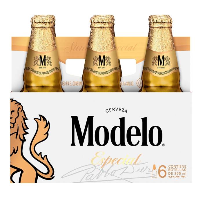 Cerveza clara Modelo Especial 6 botellas de 355 ml c/u — Click Abasto