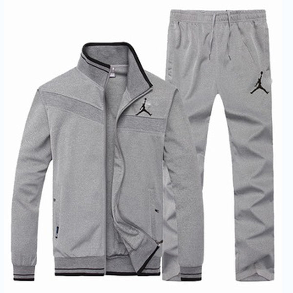gray jordan sweat suit