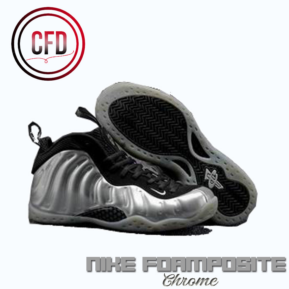 nike foamposite chrome