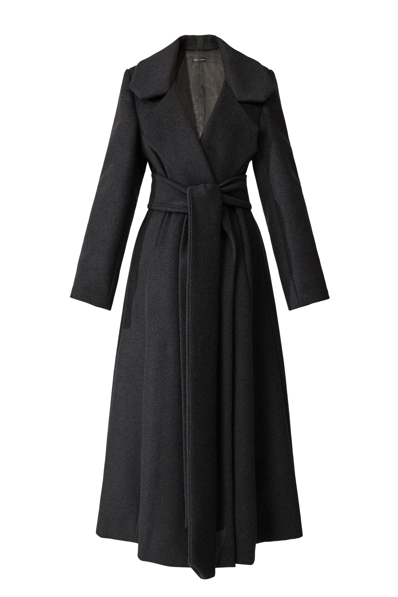 Asterace Coat Dark Charcoal