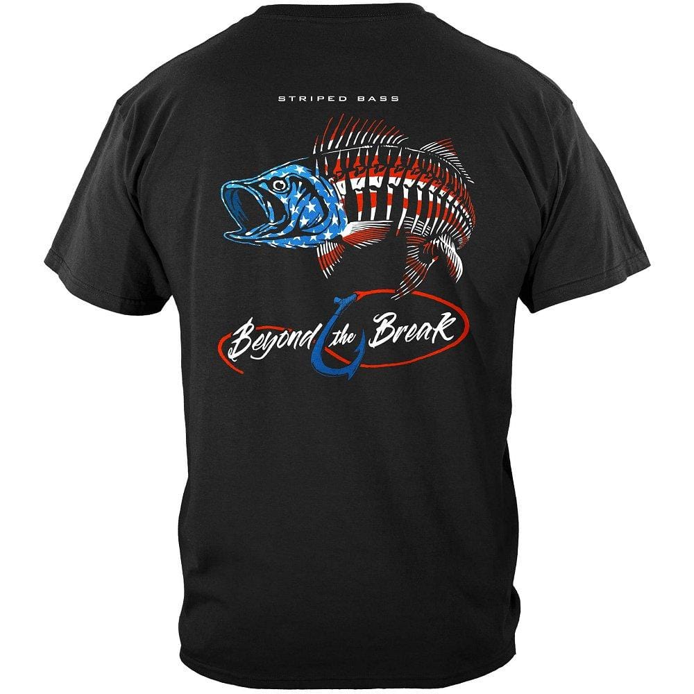 Striped Bass Premium T-Shirt - Shop Erazor Bits