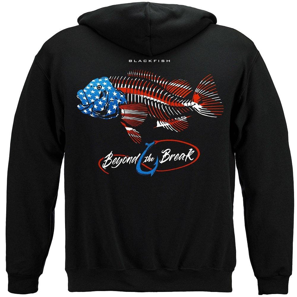 Patriotic Tuna Premium Hooded Sweat Shirt - Shop Erazor Bits